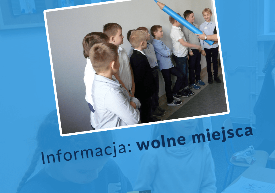 Informacja – dostępne miejsca