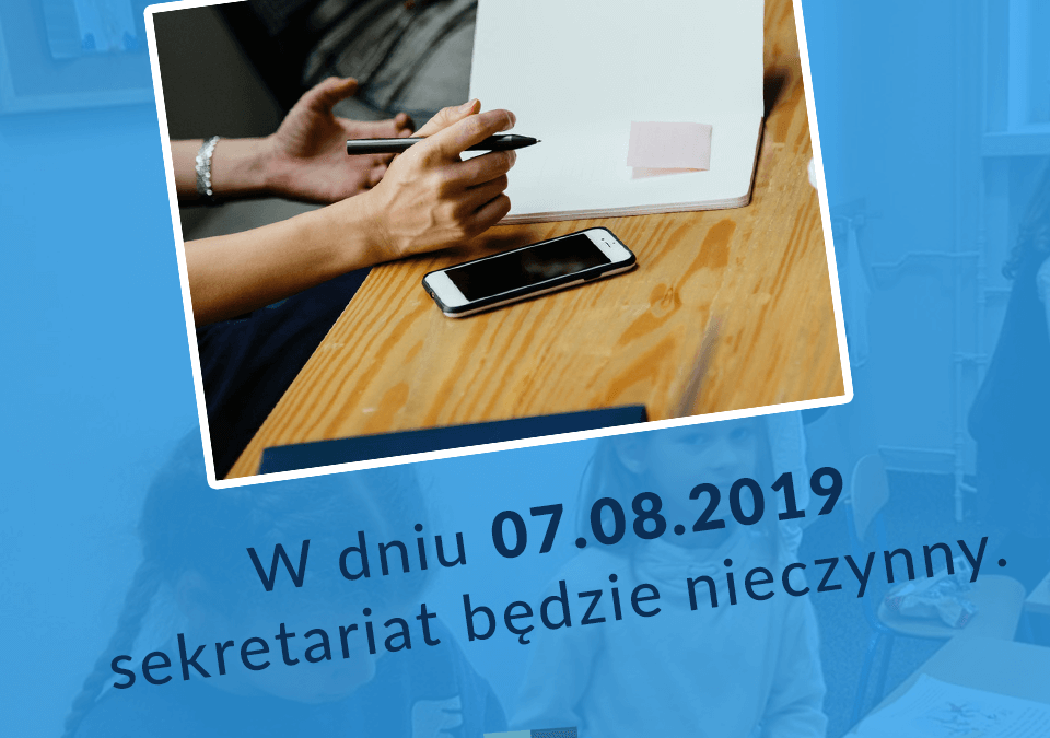 W środę sekretariat będzie nieczynny