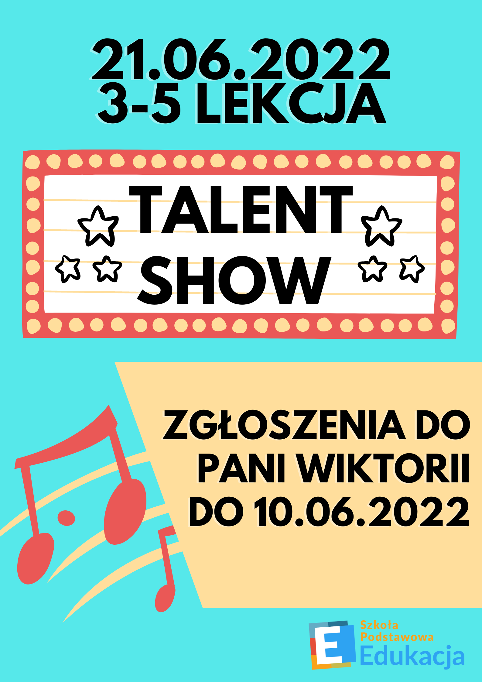 Plakat - Talent Show