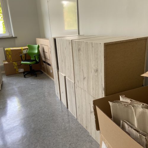 Kolejny etap tworzenia nowej pracowni