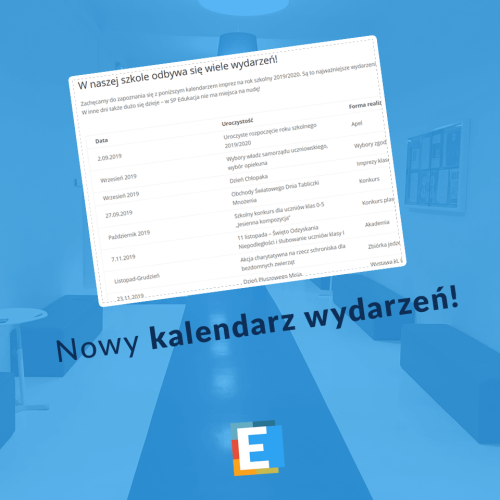 Nowy kalendarz imprez