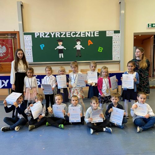 Pasowanie klasy pierwszej i zerówki