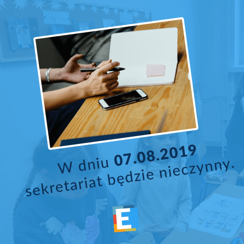 W środę sekretariat będzie nieczynny