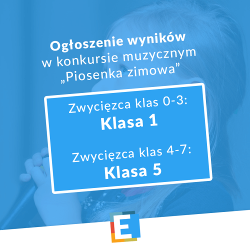 Wyniki konkursu „Piosenka zimowa”
