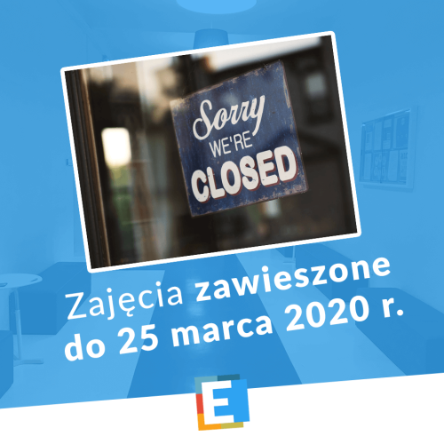 Zajęcia zawieszone do 25 marca