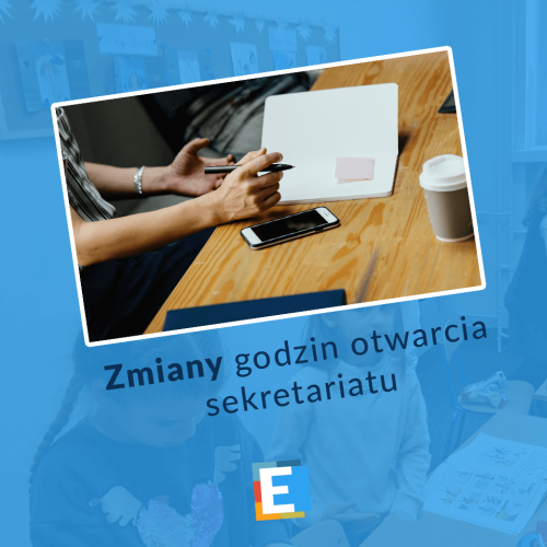 Zmiany godzin otwarcia sekretariatu